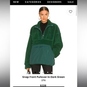 LPA snap front pullover